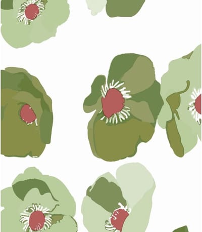 BINK Bedding Tafelkleed - Tafelzeil Poppy Green - PVC 250 x 140 cm - afneembaar - feest - feestdecoratie - kinderfeestje - verjaardag - buiten eten