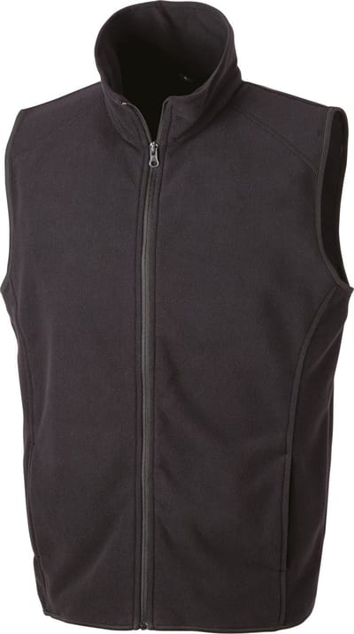 Result Micro fleece gilet R116X - Black - S