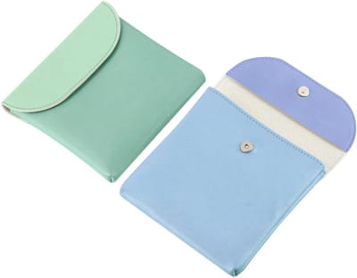 Opbergtas Maandverband - Etui Intieme Hygiëne - Hygiënisch Opbergen - Draagbaar en Compact - 13 x 13 cm - Diverse Kleuren