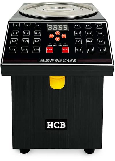 HCB® - Fructose dispenser - bubble tea - 24 geheugenknoppen - 9,5 liter - 230V - 9.50 kg - 1025