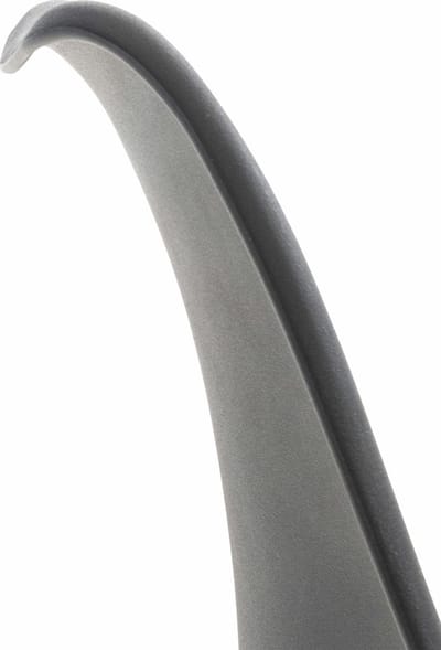 CLP 4-delige set Linares eetkamerstoelen met rugleuning en gestoffeerd op beukenhouten frame Kunststof/zwart/zwart