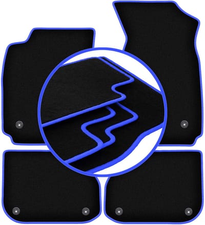 CARLUX-BLUE automatten voor: Audi A4 B5 FL sedan, stationwagen, avant (1999-2001)