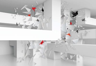 Fotobehang Abstract Art | XL - 208cm x 146cm | 130g/m2 Vlies