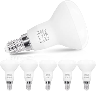 E14 LED Lamp R50 5W Natuurlijk Wit 4000K 510lm 120° Stralingshoek - Set van 6