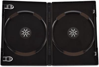 DVD Hoes Hoogwaardige Kwaliteit - Dubbele DVD Hoezen - 100 Stuks - 14 mm - Zwart - Plastic Buitenhoes - Dvd Dozen