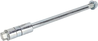 Dailygoods- Achteras 230mm - Vervanging voor 125cc/140cc - Staallegering - Inclusief 3 pakkingen - Geschikt voor PIT PRO Trail Crossmotor - Wielas