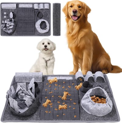 Interactief Snuffeltapijt voor Honden - Wasbare Voedingsmat voor Langzaam Eten en Mentale Stimulatie