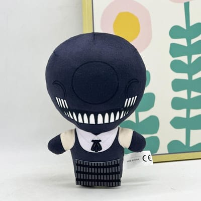 20cm Anime Zwarte Reze Cosplay Pluche Pop 20cm Chainsaw Man Karakter Schattig Zacht Knuffeldier black