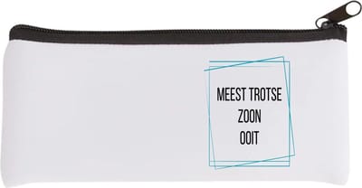 Akyol - meest trotse zoon ooit Etui - Zoon - trotse zoon - verjaardagscadeau - verjaardag - cadeau - cadeautje voor zoon - zoon artikelen - kado - geschenk - gift - 20 bij 9 cm