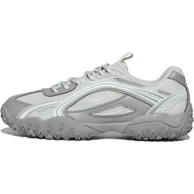 FILA Eschape Comfortabele Veelzijdige Stof Duurzaam Ademend Hoogte Verhogende Lage Top Hardloopschoenen Unisex sneaker Grijs Wit 1XM02348G050 38.5 white