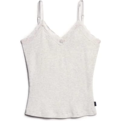 Superdry - Essential camitopje met kanten boord - Dames - Vesten