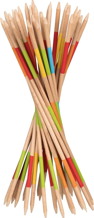 GOKI Mikado - Klein 18Cm - 31 Stokjes - Hout - 5 Jaar