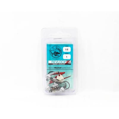 Tackle Tactics Revlockz HD NC Jig Head 1/8 oz 1 3/pak (9254) blue