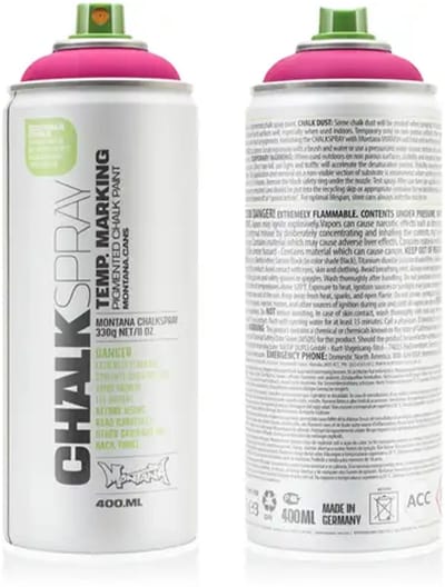 Montana CHALK - Krijtverf ROZE spuitbus 400ml