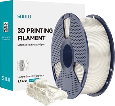 SUNLU PLA+ Transparant 1 kg - 1.75mm - 3D printer filament