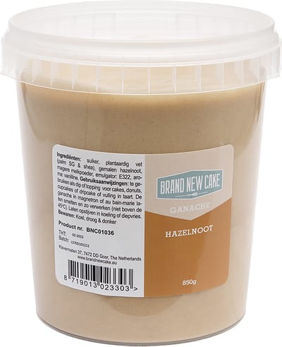BrandNewCake® Chocolade Puur Ganache 850gr - Kant en Klaar Ganache - Ready To Use