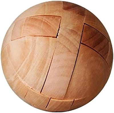 3D Houten Bal Puzzel - Uitdagend Breinbreker Spel