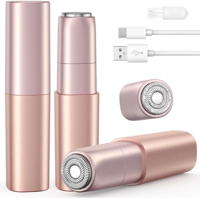 SNJY® Epilator - Gezichtsepilator Vrouw - Epilator Gezicht - 2-IN-1 - Oplaadbaar - Roze