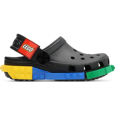 Crocs Pantoffel - 4WL LEGO® Masterbrand System Clog Kids - EU28-29 tot EU 37-38 - voor Kinderen - zwart