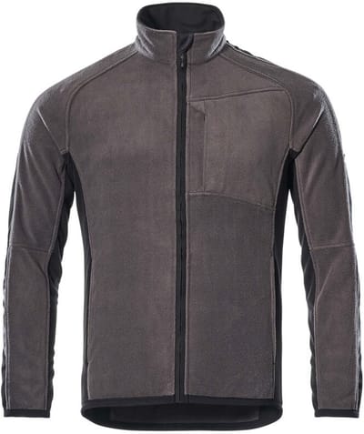 Mascot Unique Fleece jas 16003-302 - donkerantraciet/zwart - 4XL