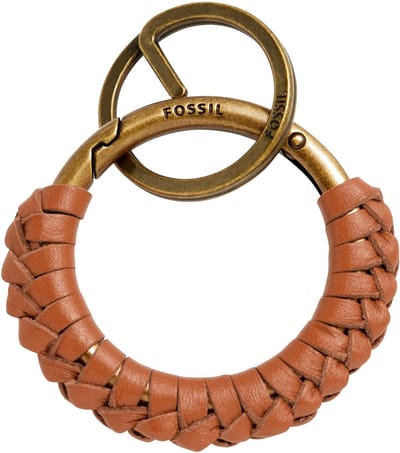 FOSSIL Sleutelhanger O Ring Keyfob Monarch Oranje