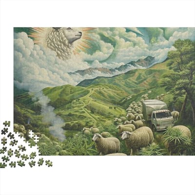 Legpuzzel - Puzzelspel Behendigheidsspel - Ontspanning thuis - Unieke stukjes - 1000 stukjes (75x50cm) - Kleurrijk