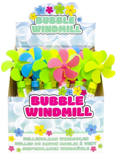Duckiez Bellenblaas staf+ Windmolentje - 24 stuks