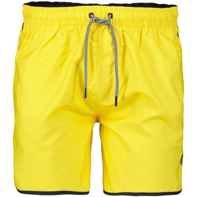 Ragman Swim Short Uni Color Drawstring Lemon Yellow / male