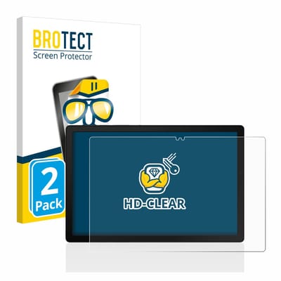 BROTECT - Screenprotector voor Samsung Galaxy Tab A8 WiFi / LTE - Folie Beschermfolie transparant 2 Stuks
