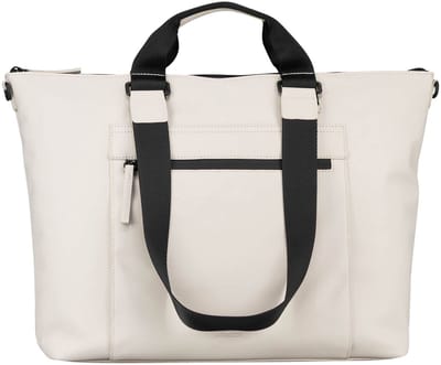 JOST business tas shopper met laptopvak Halmstad Business Shopper Cream White beige