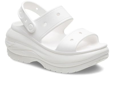 Crocs Mega Crush Sandaal Wit Unisex Maat 37/38 M5/W7