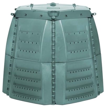Compostvat 1000 liter voor snelle compostering met ventilatiesysteem
