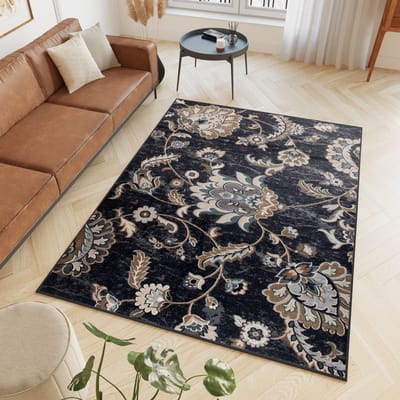 Tapiso Dubai Vloerkleed Tapijt Oosters Oriental Gebloemd Maat- 60x100