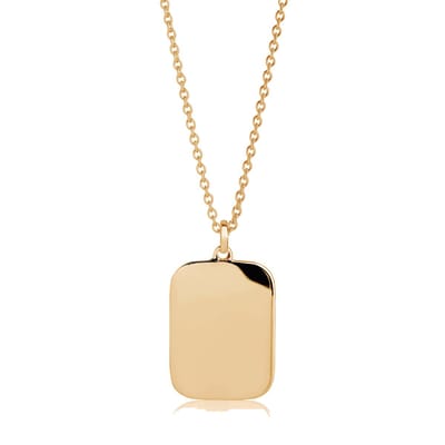 SIF JAKOBS FOLLINA PIANURA QUADRATO PENDANT SJ-P1071-(YG)-45