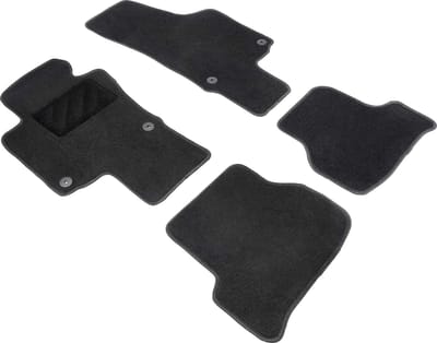 Walser Comfort Naaldvilt Velours voetmatten geschikt voor VW Scirocco 05/2008-11/2017 - Golf VI 10/2008-12/2014 - Jetta IV 01/2008-Vandaag