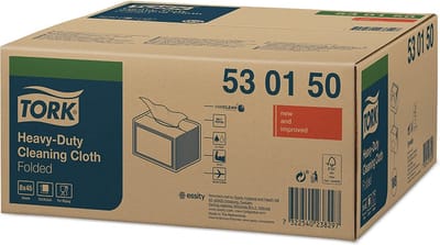 Tork Premium 530 werkdoek 1-lgs wit 38,5x32 cm doos à 8 pak/45 vel