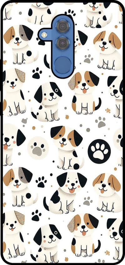 Smartphonica Telefoonhoesje Geschikt voor Huawei Mate 20 Lite met honden opdruk - TPU backcover case dog design geschikt voor Huawei Mate 20 Lite