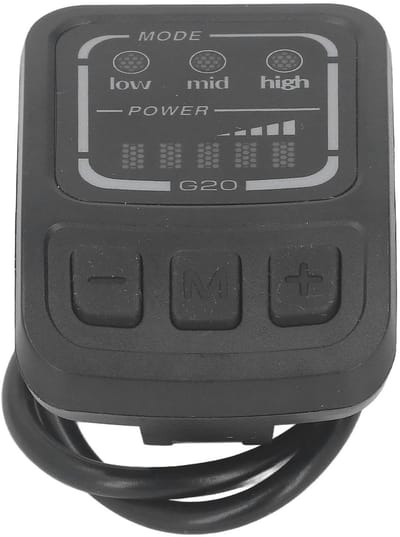 Dailygoody - G20 F led-display - LED-display voor elektrische fiets - Zwart - Waterdicht en duurzaam - Geschikt voor elektrische fietsen en sco...