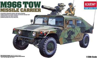 Academy Modelbouwpakket Militaire voertuigen - 13250 Humvee M966 TOW Missile Carrier - Amerikaans Voertuig Plastic - 1:35 - Modelbouw