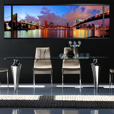 3D-effect sticker Brooklyn Bridge 1 40 x 120 cm