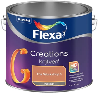 Flexa - Creations Muurverf Krijt - The Workshop 1 - Mengverf - 2,5 L
