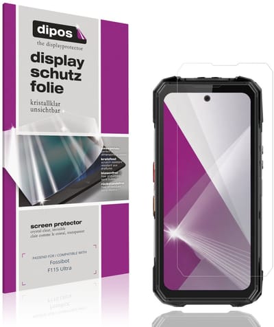dipos – 4x Beschermfolie geschikt voor Fossibot F115 Ultra | Krasbestendige & heldere Screenprotector Ultra-Thin