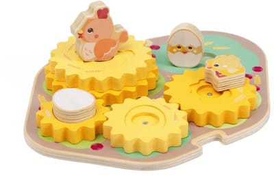 Chicco De Kuikentjes Hooiberg - My Wood Friends Montessori Speelset (2+ jaar)