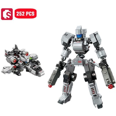SEMBO Transformeerbare Mech Assemblage Bouwsteen MOC Robot Auto Bouwset Kinderspeelgoed voor Jongens Verjaardagscadeaus no box