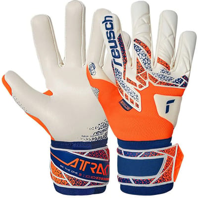 Reusch Attrakt Gold X NC Orange Blue - Keepershandschoenen - Maat 7 1/2