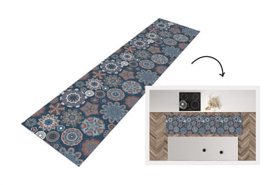 Keukenloper - Loper keuken - Patronen - Ornament - Versiering - 200x50 cm - Keukenloper vinyl