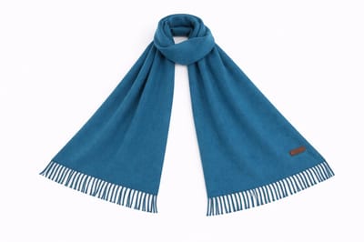 Premium Alpaca Wollen Sjaal – Ultra Zacht, Warm & Luxe - Donker Blauw