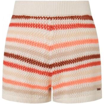 Pepe Jeans Frances Shorts 1/4 Korte Broek Oranje S Vrouw