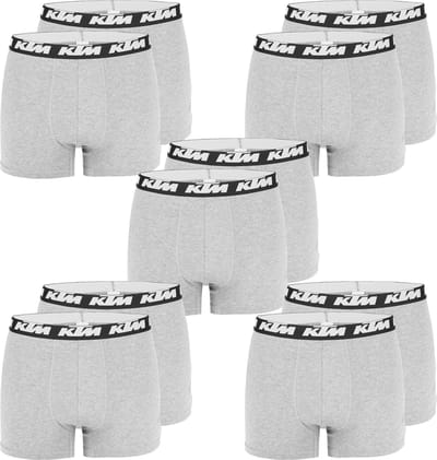 KTM by FREEGUN Boxershorts voor heren, ondergoedbroek, herenboxer, set van 10 multipack