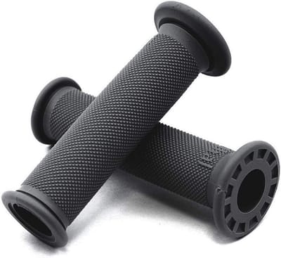 Handgrepen Motorfiets - Stuur Rubber - Comfortabele Rit - Extra Zacht Materiaal - 120 mm Lengte - Grijs